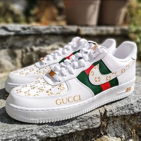 gucci custom nike air force 1|air force 1 women's custom.